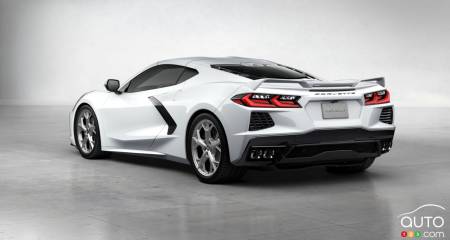 2020 Chevrolet Corvette, three-quarters rear